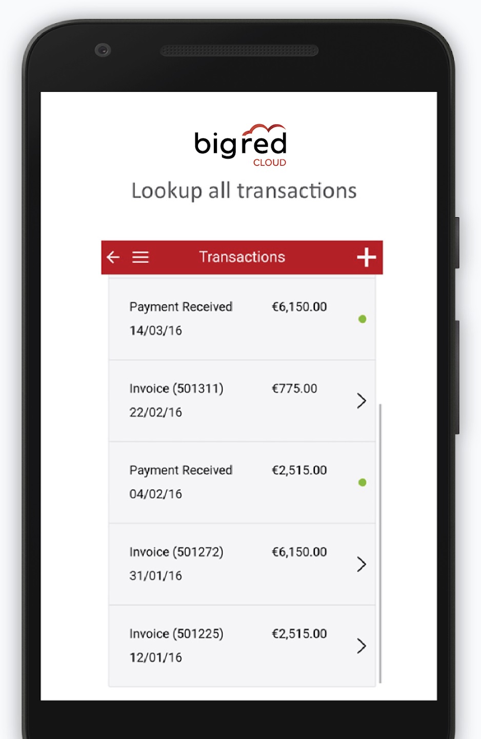 screenshot of Big Red Cloud